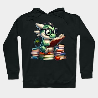 Dragon Reading Book Hoodie